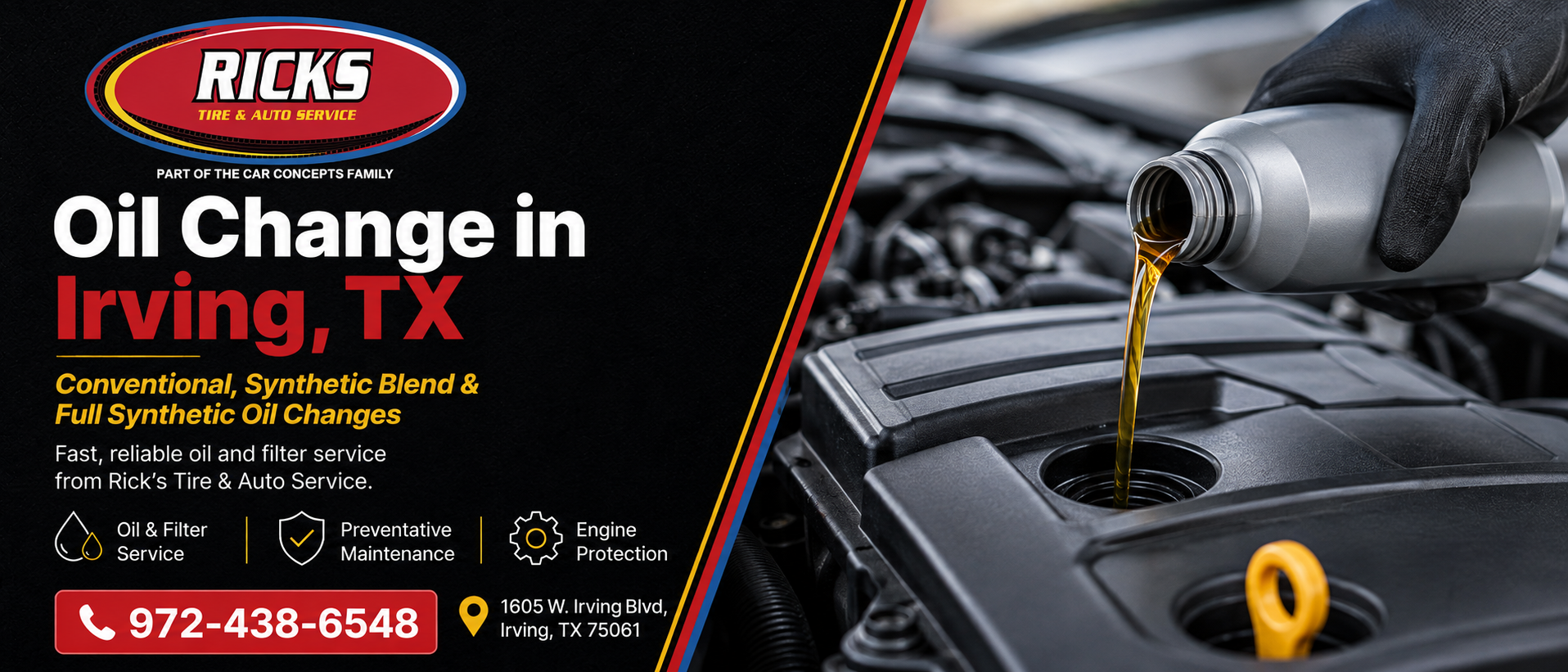 oil change irving tx 